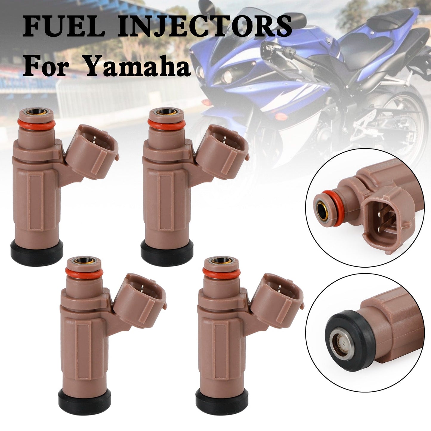 4 inyectores de combustible 60E-13761-10-00 para Yamaha PWC FX SX AR VX 212 232 1000 1100