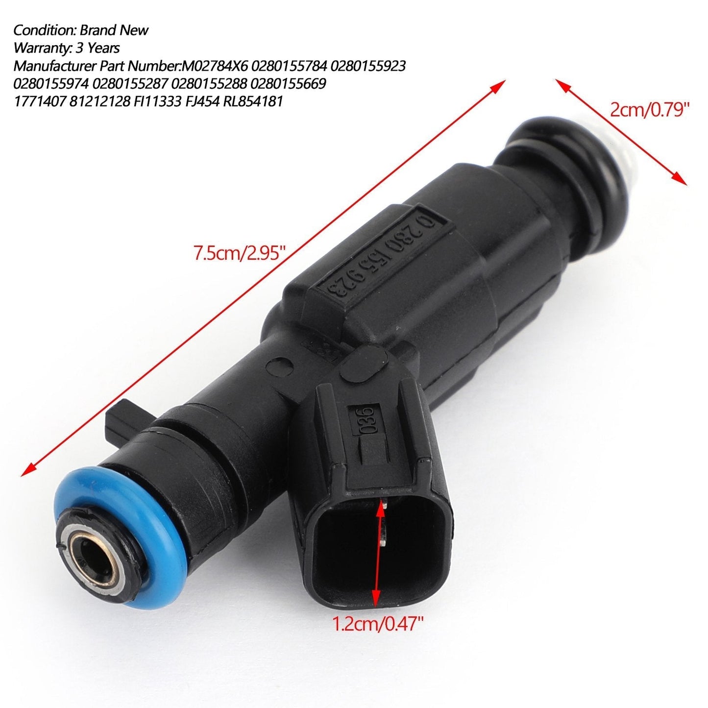 Injecteurs de carburant à 4 trous pour Cherokee Grand Cherokee Wrangler 1999-2004 0280155784 FJ454 0280155923