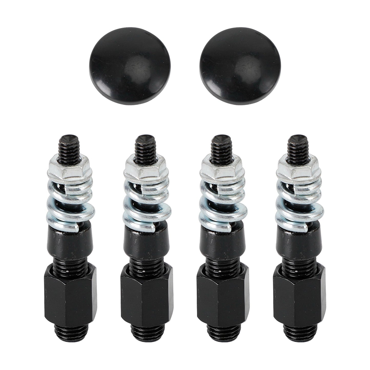Paire de rétroviseurs LED noirs M8/M10 avec clignotants pour Aprilia