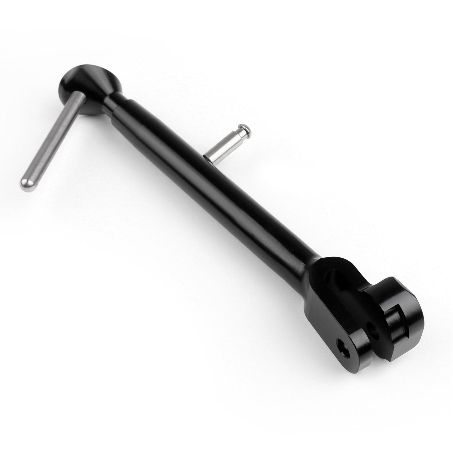 Béquille réglable en aluminium CNC pour Yamaha YZF R25 R3 MT-03 15-16, noire