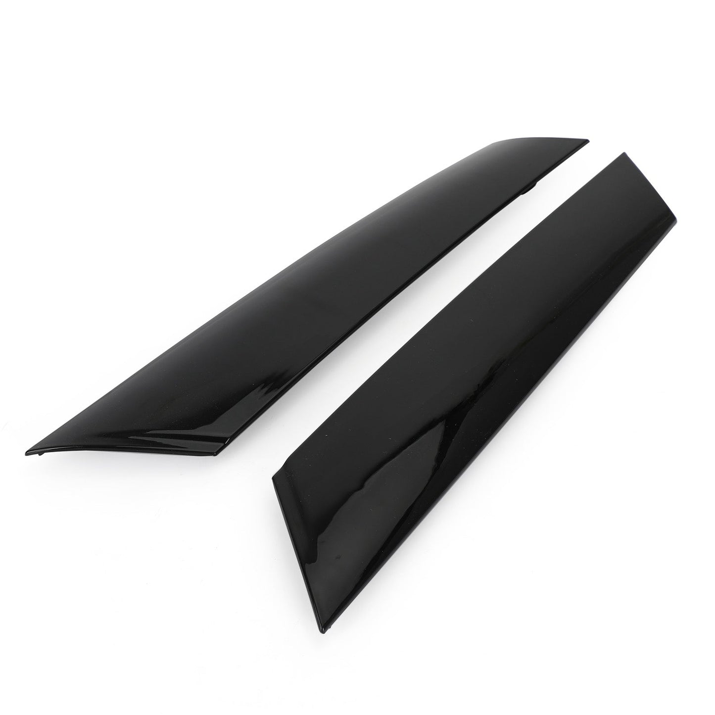 2 molduras negras para postes de parabrisas delanteros Mini R55 R56 51137272583/84