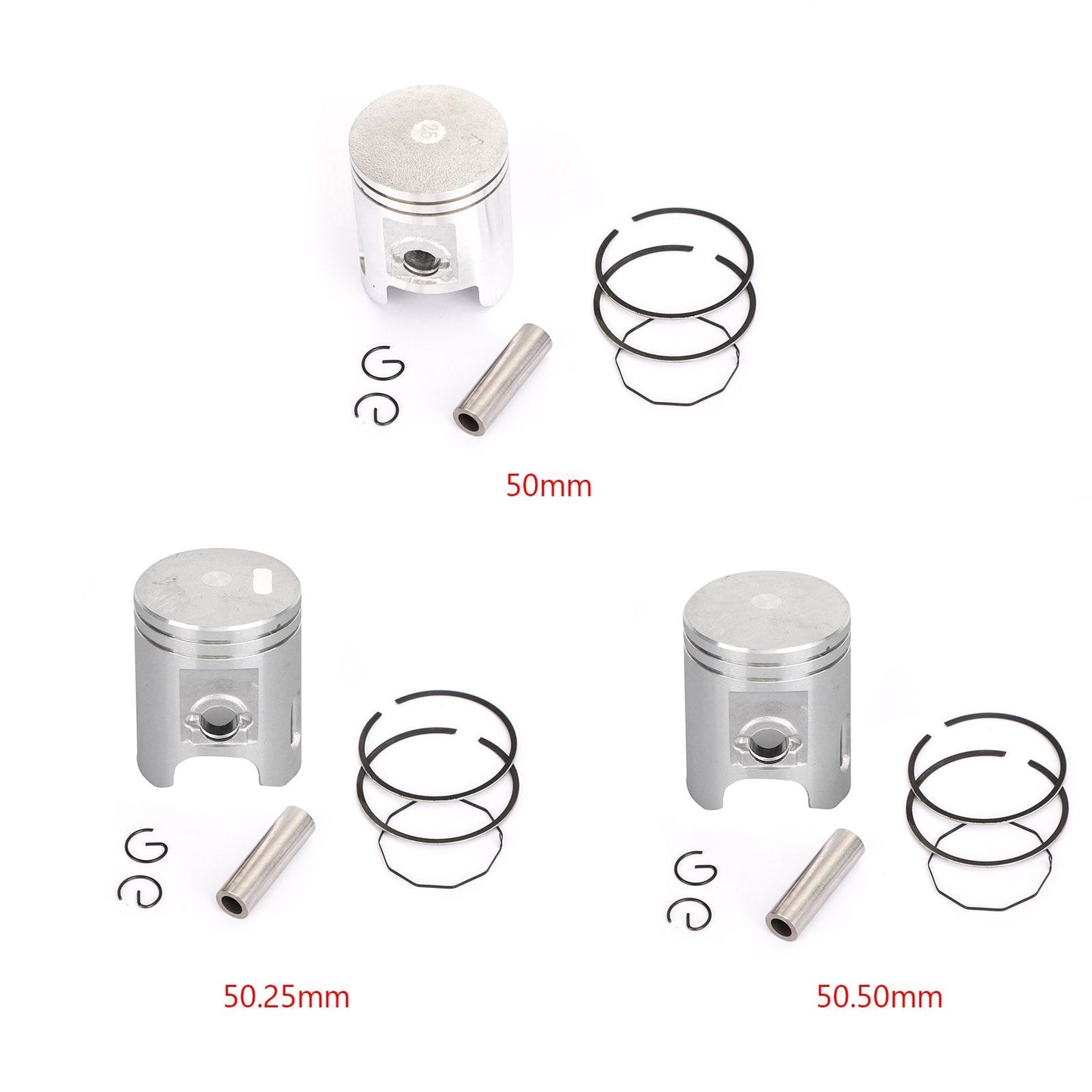 Kit de clip de pasador de anillo de pistón para Yamaha YA90H 1992 YA90 Axis 90 1990-1997 JOG90 CY90 1991-1997