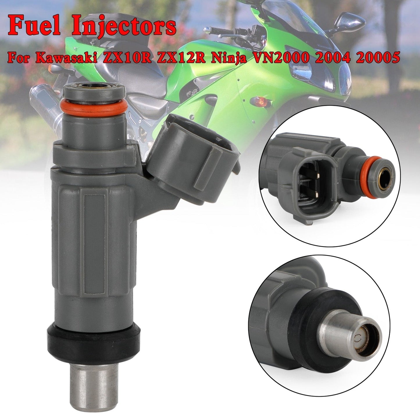 Fuel Injector 49033-0003 OEM For 2004 20005 For Kawasaki ZX10R ZX12R Ninja VN2000