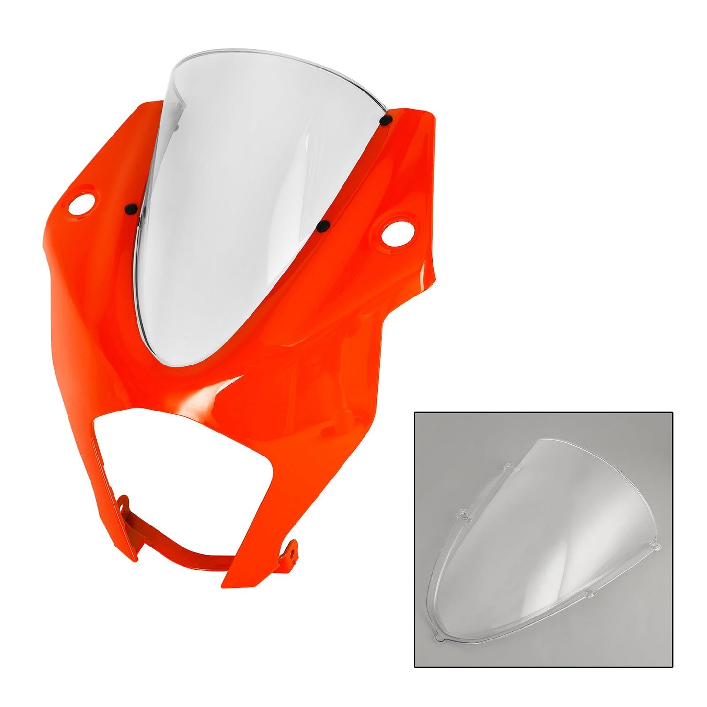 Couvercle de carénage de phare de pare-brise pour RC390 2022-2023
