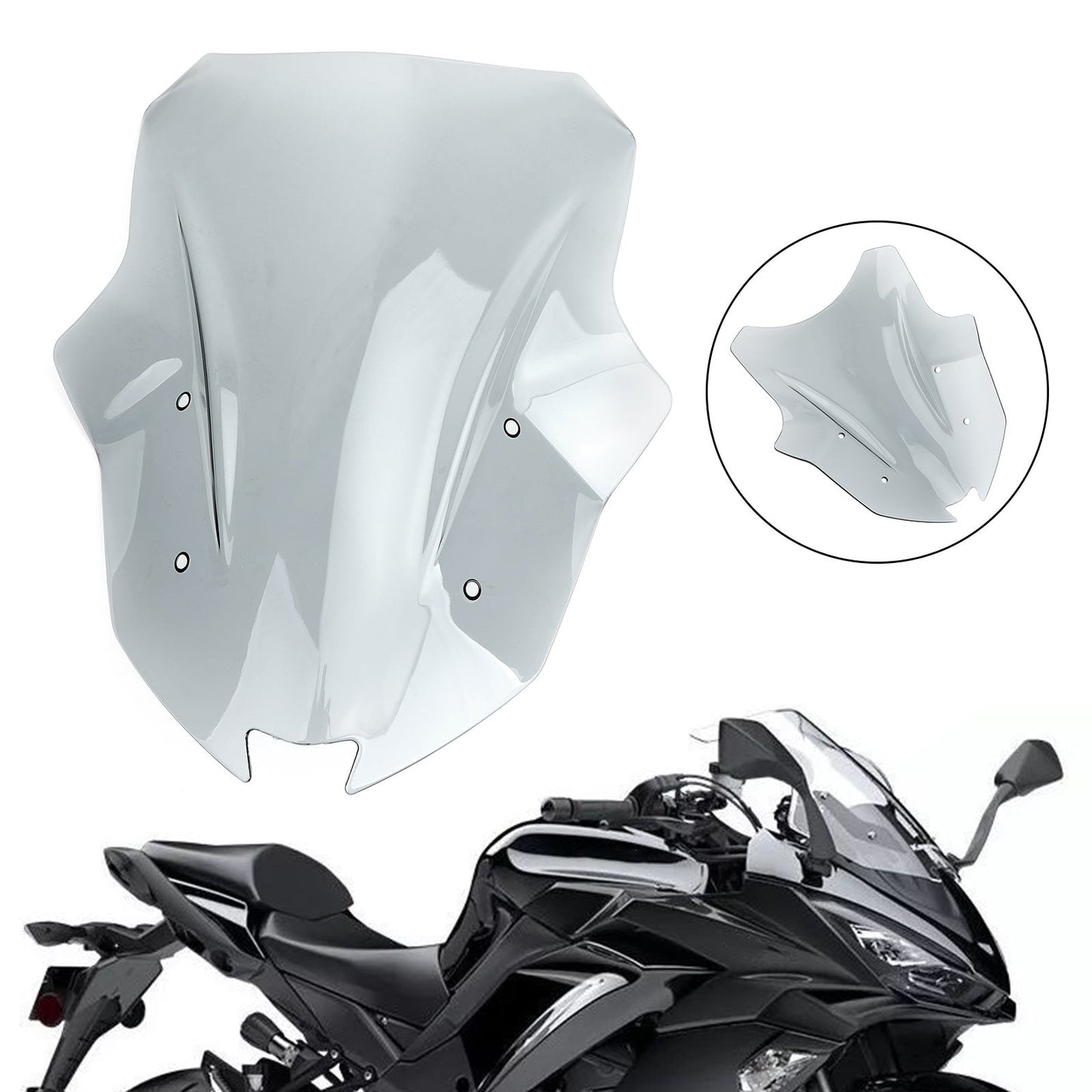 Pare-brise de moto pour Kawasaki Ninja 1000 Z1000SX 2017-2019