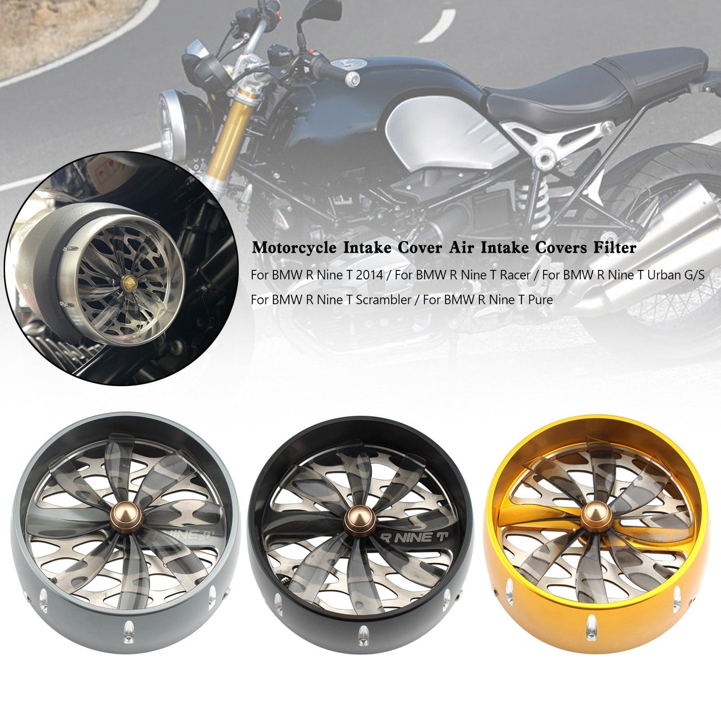 Intake Cover Air Intake Covers Filter For For BMW R Nine T R Nine T R9T