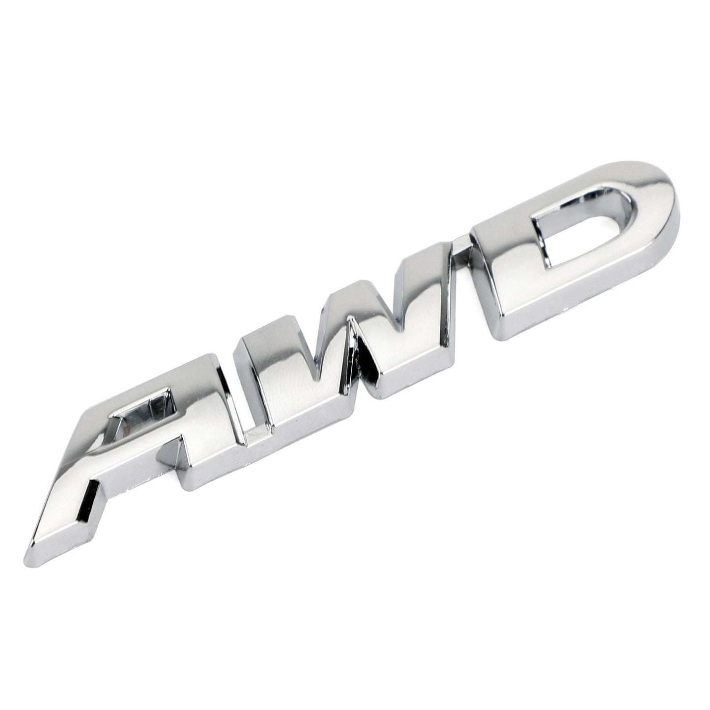 Pegatina con la palabra AWD y letras de metal para coche o camión.