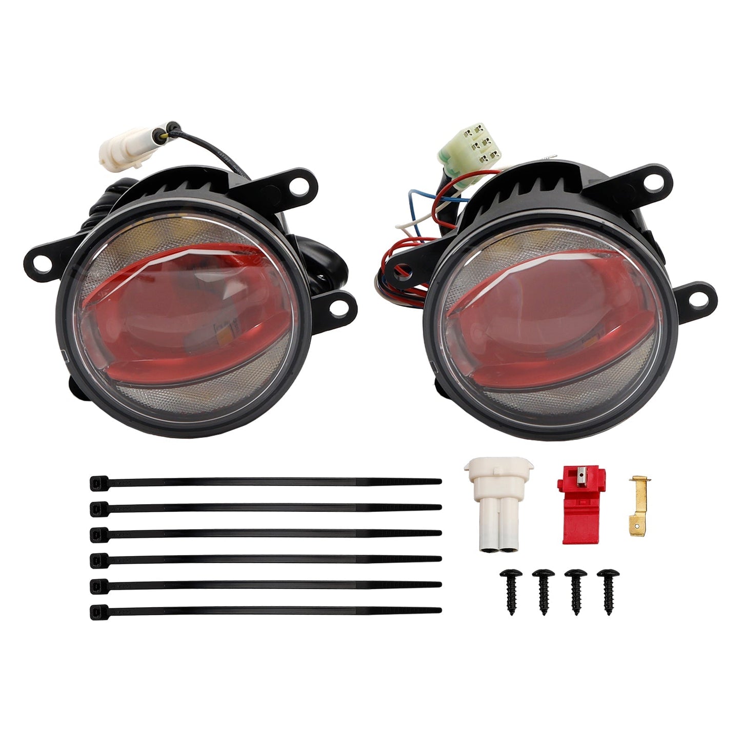 Phare de voiture OSRAM Ledtiving FOG DRL Édition rose 90 mm 6 000 K LED FOG103-Rose