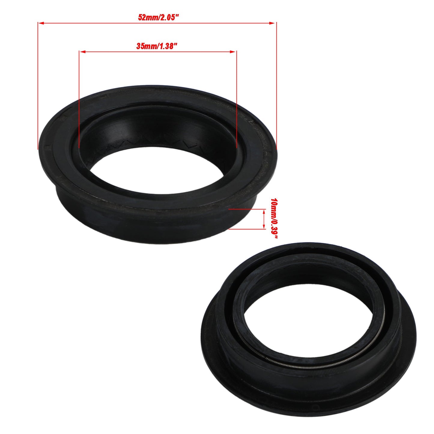 2pcs Front Inner Axle Oil Seals 303752 for For Nissan Patrol 1987-2013 Y60 Y61