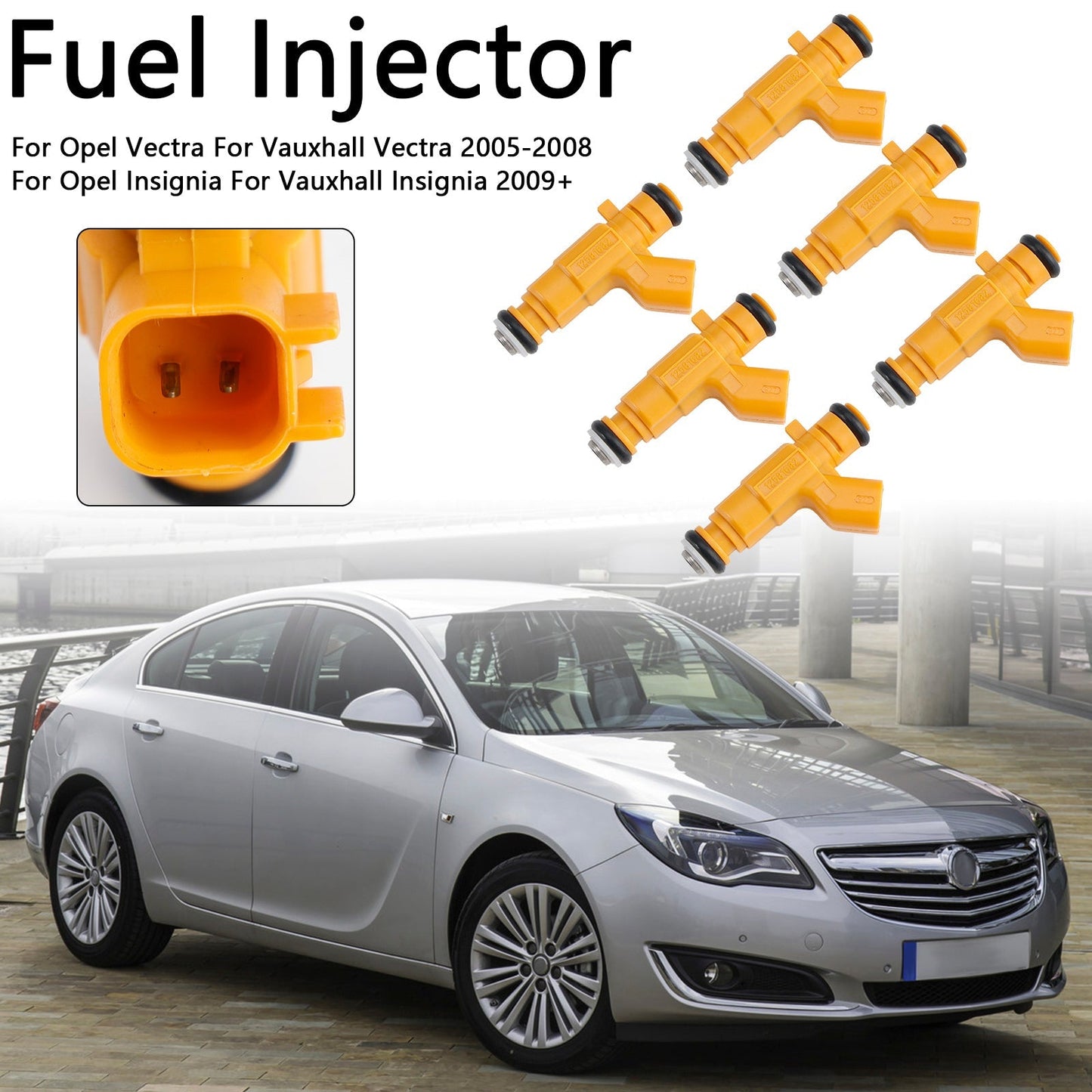 2006-2009 Saab 9-3 6Pcs Fuel Injector 0280156129 12581682