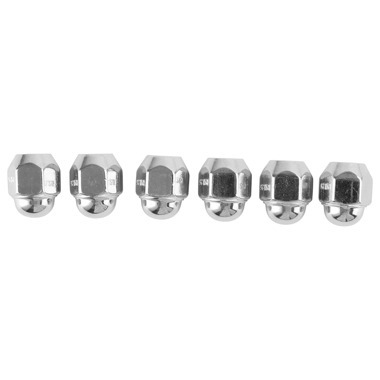 For Nissan Patrol GQ Y60 GU Y61 For Ford Maverick 6PCS Chrome Wheel Nut 40224V5500 40224-V5500