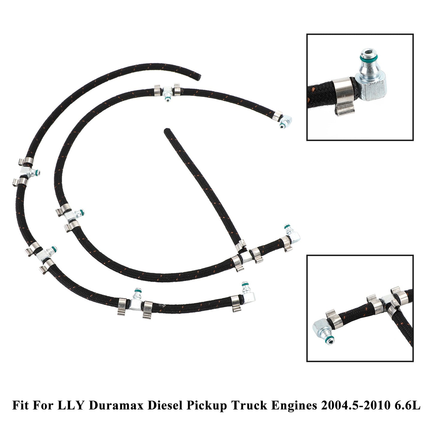 Fuel Injector Return Line Kit 97328733 0928400552 Fit Duramax 2004-2010 6.6L Diesel Truck Engines