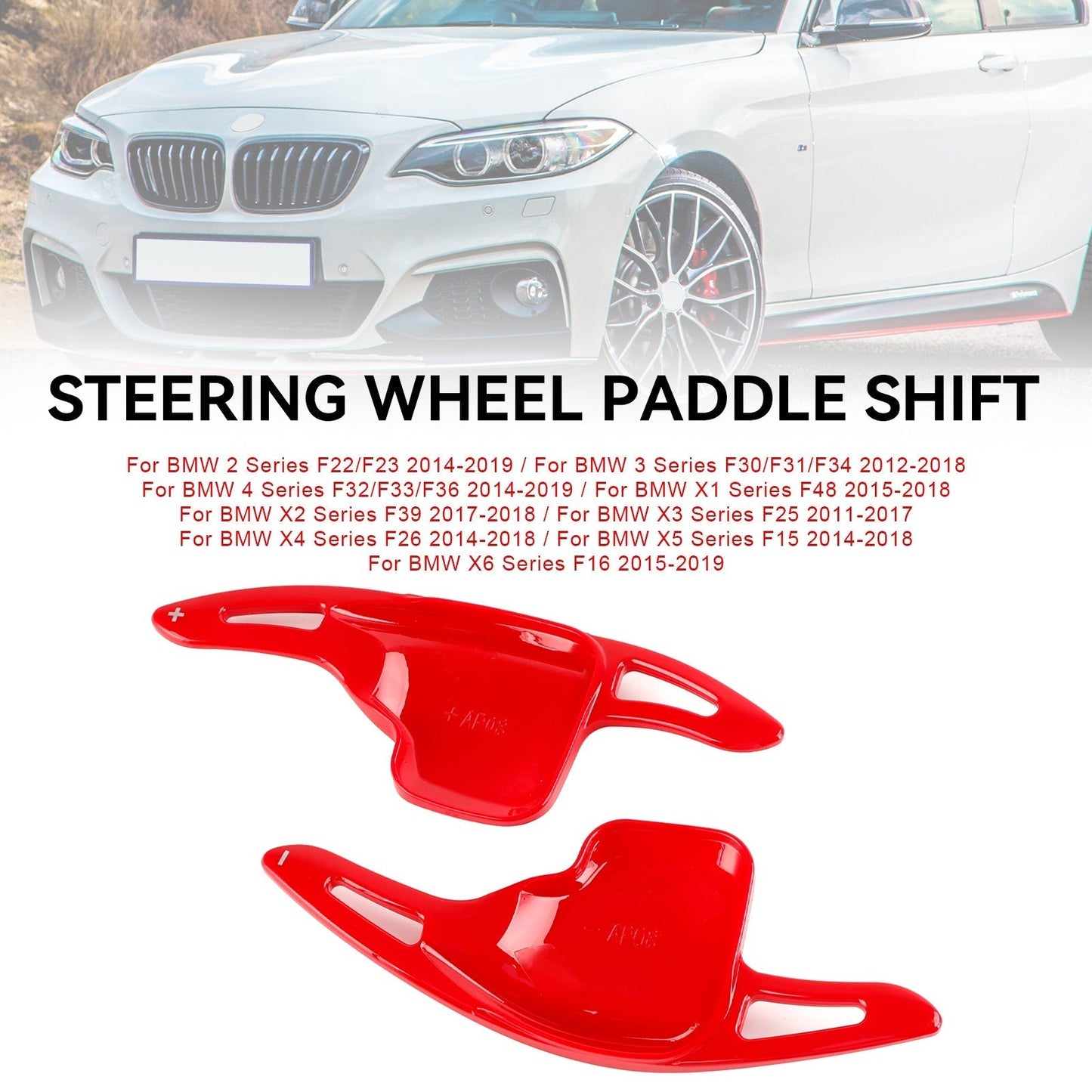 2014-2019 BMW 2 Series F22/F23 4 Series F32/F33/F36 Steering Wheel Paddle Shifter Extension Cover