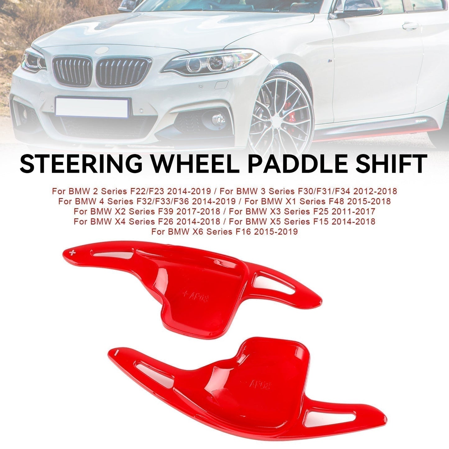 Extension de palettes de changement de vitesse pour volant BMW Série X6 F16 2015-2019