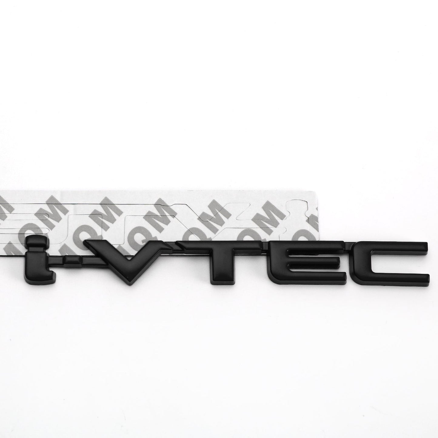 Autocollants 3D en métal pour coffre de voiture i-VTEC, emblème de garde-boue arrière Turbo, noir