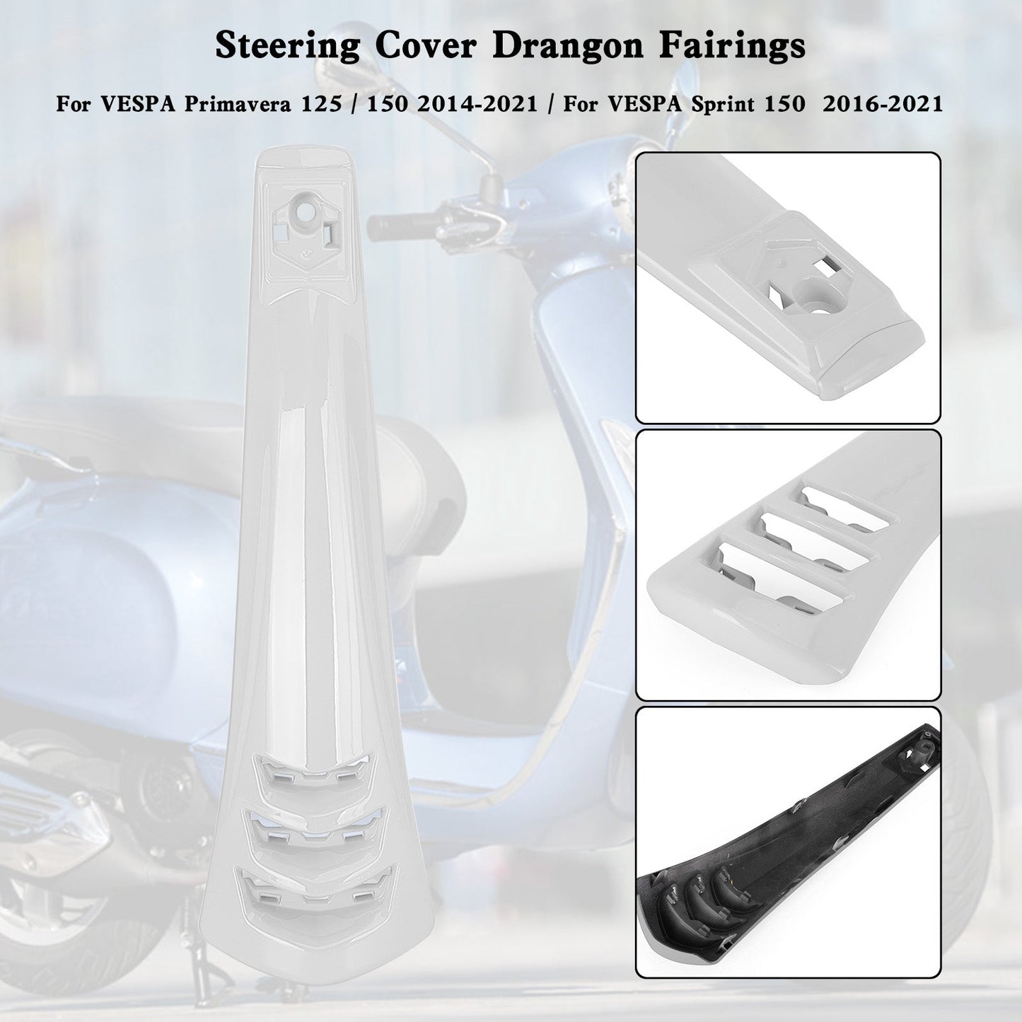 Carénage de couvercle de klaxon de direction pour VESPA Sprint Primavera 125/150 2014-2021