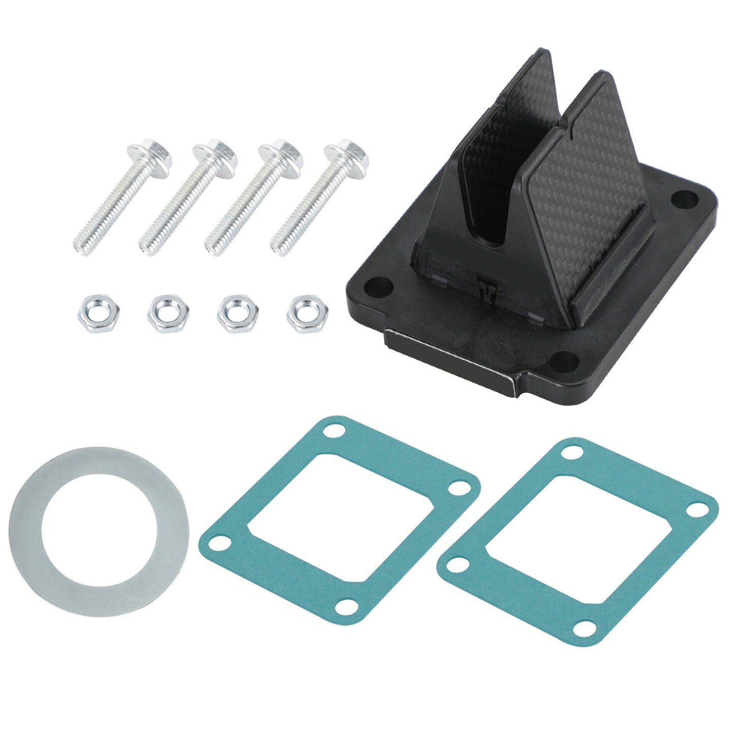 Sistema de válvula de láminas para motocicleta Kawasaki KX80/KX85/KX100/RM100 1987-2016 V384A
