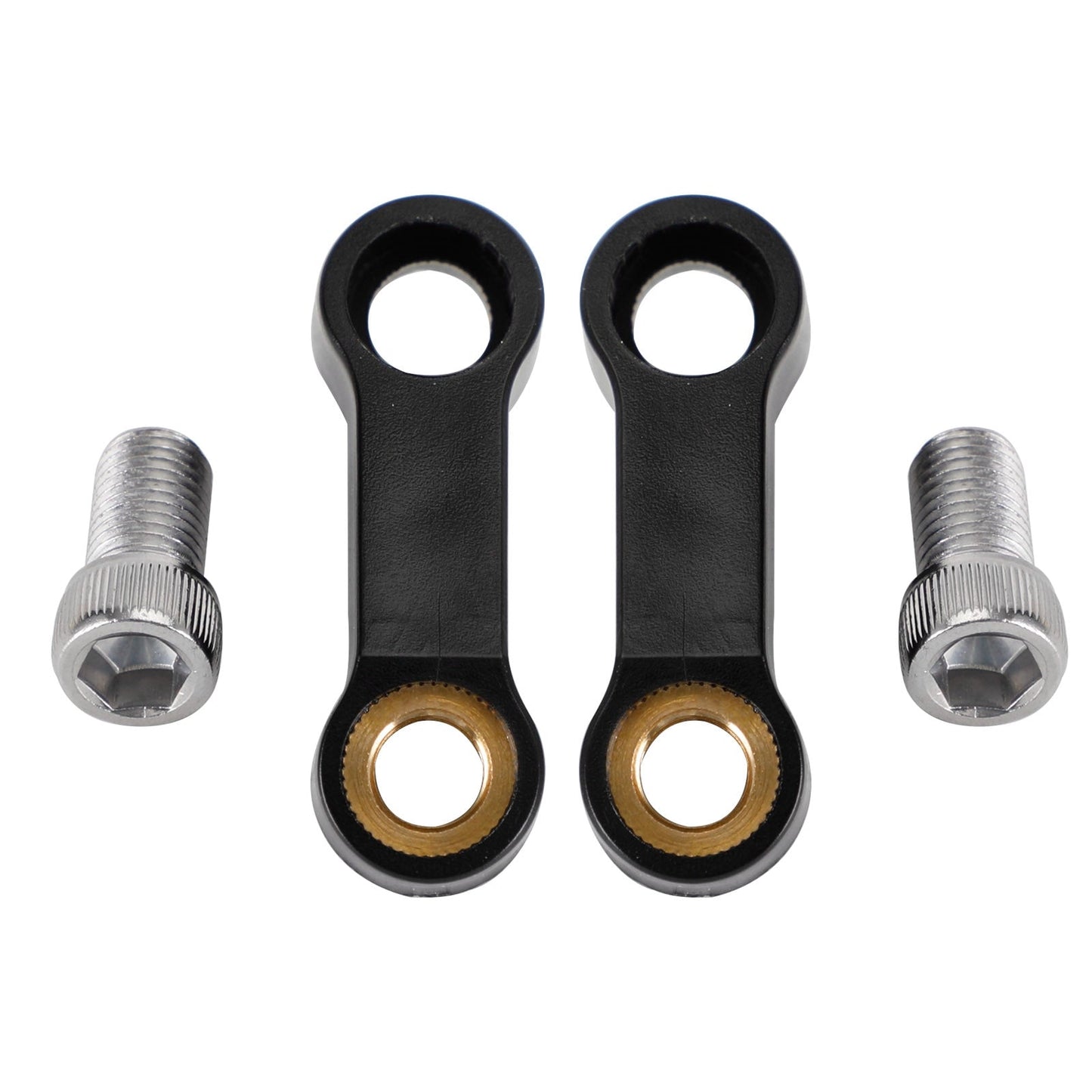 Rallonge de rétroviseur moto en plastique noir 10 mm - M10 pour Yamaha