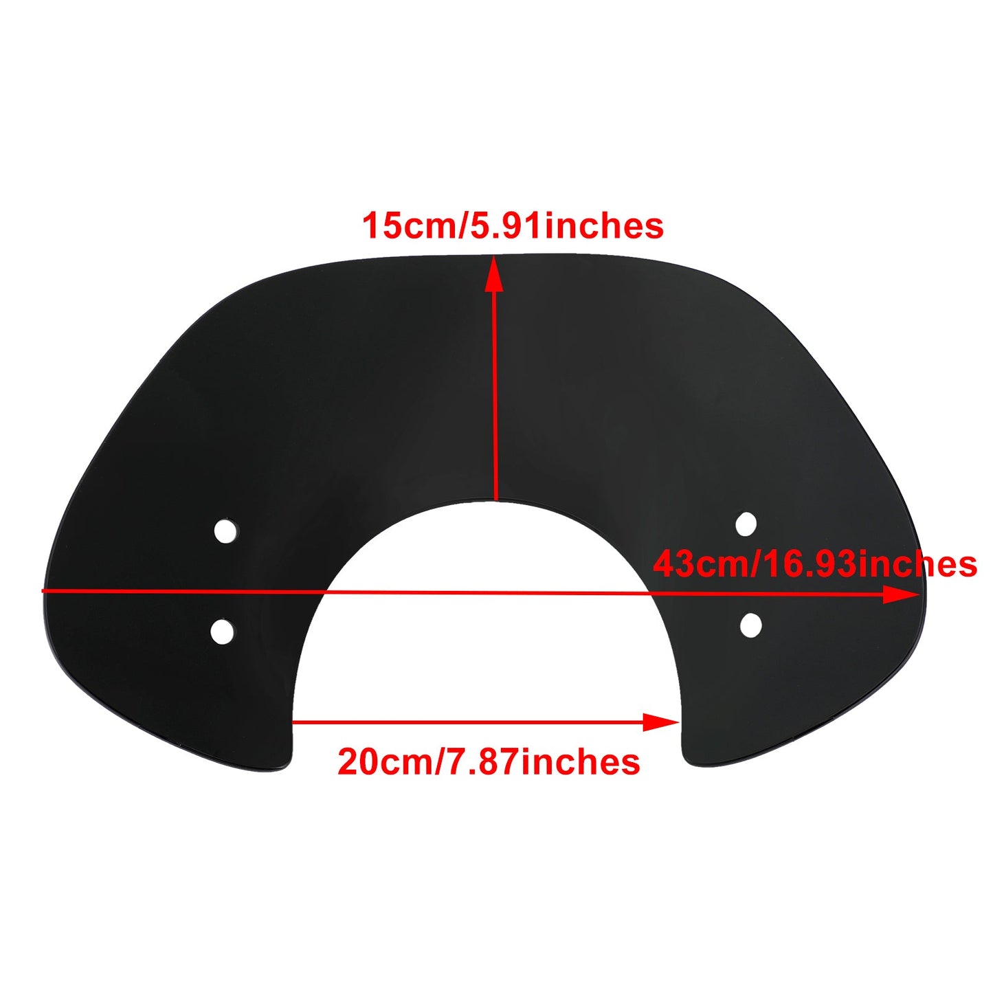 Pare-brise court pour Vespa GTS250 GTS300 2017-2022