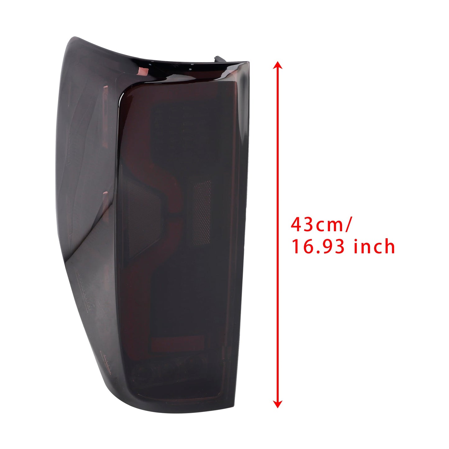 Feu arrière LED noir transparent pour Ford Ranger T6 T7 T8 PX1 PX2 PX3 2011-2021
