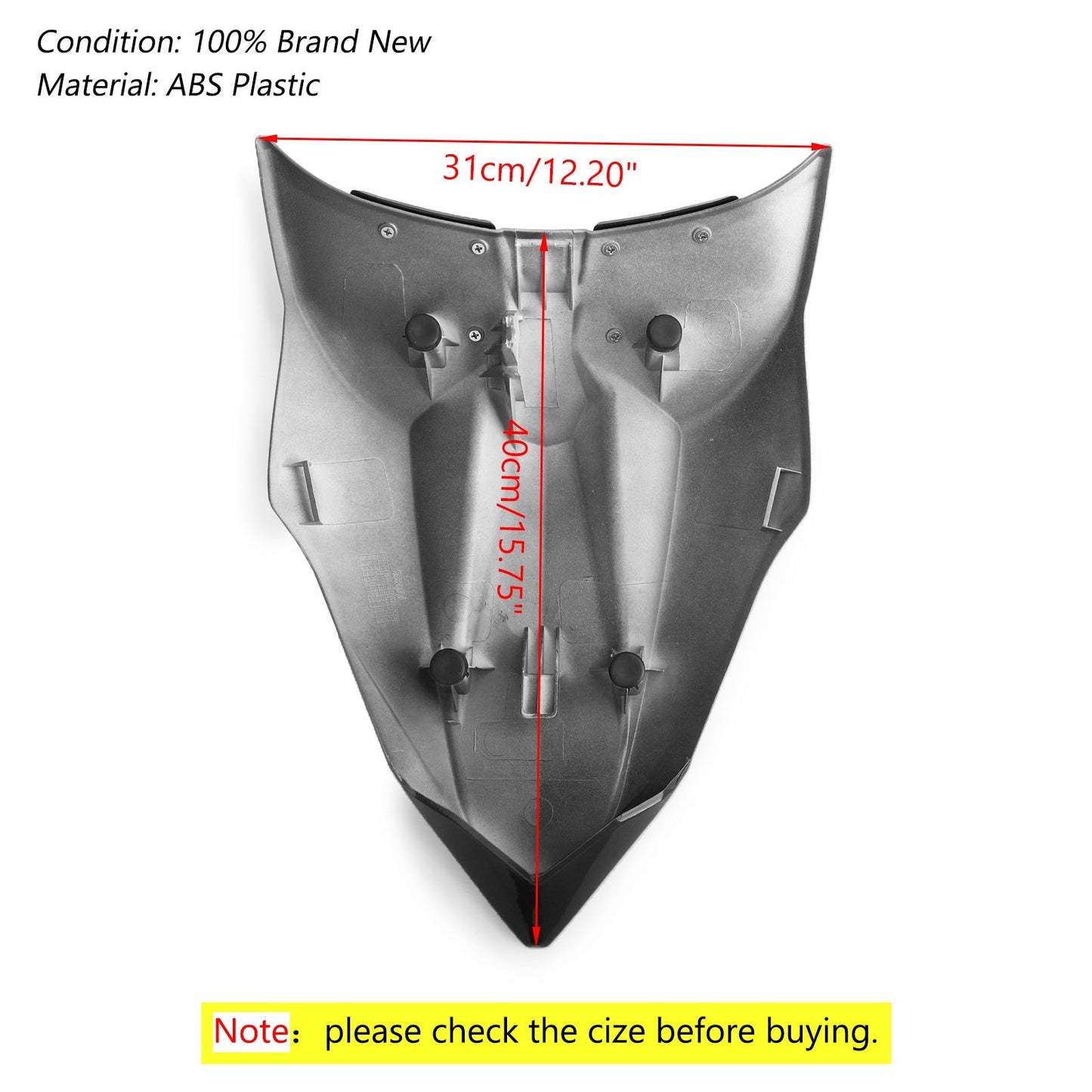 Capot de carénage de selle arrière pour moto Kawasaki Z650 Ninja 650 (17-23)