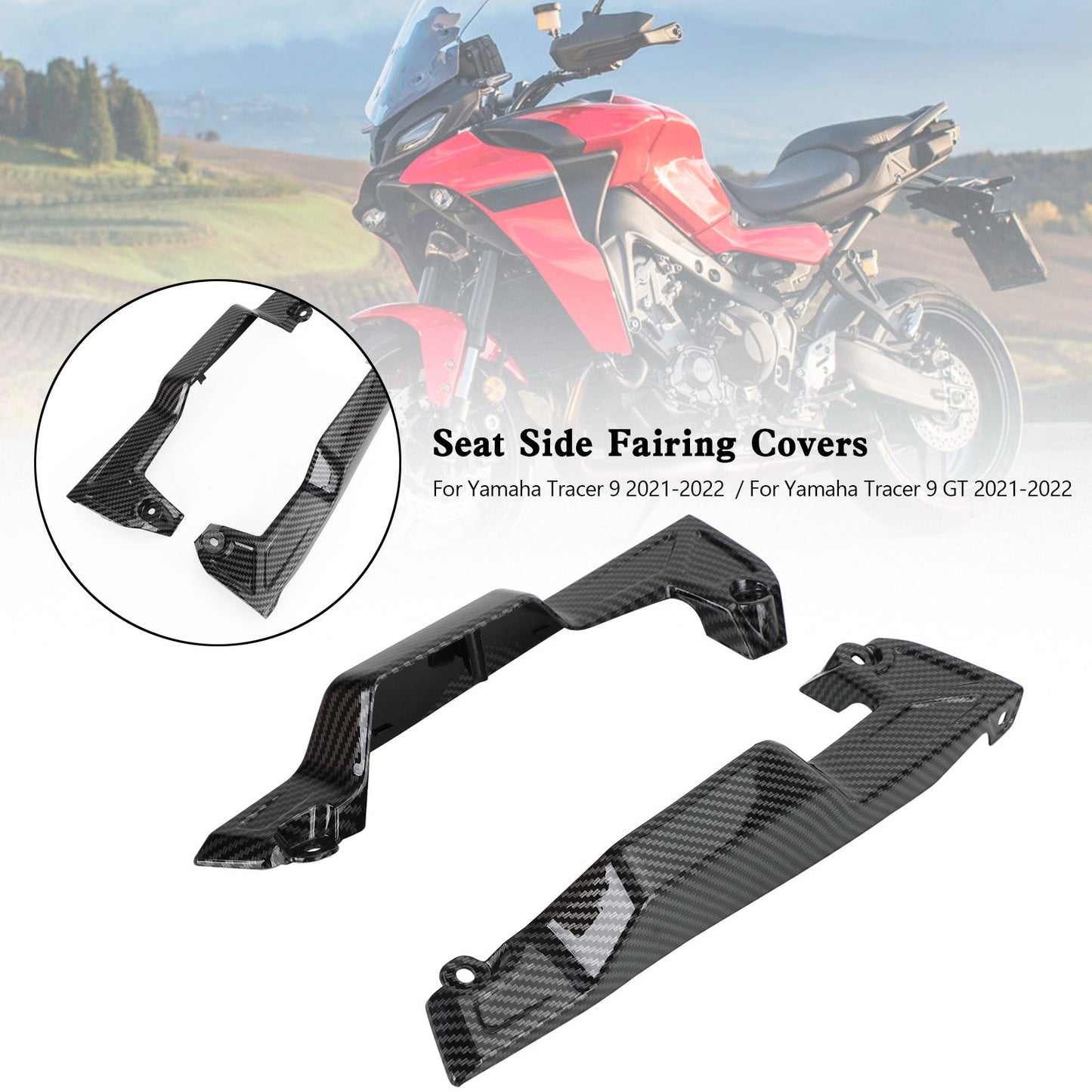 Carénages latéraux de selle arrière pour Yamaha Tracer 9 GT 2021-2022