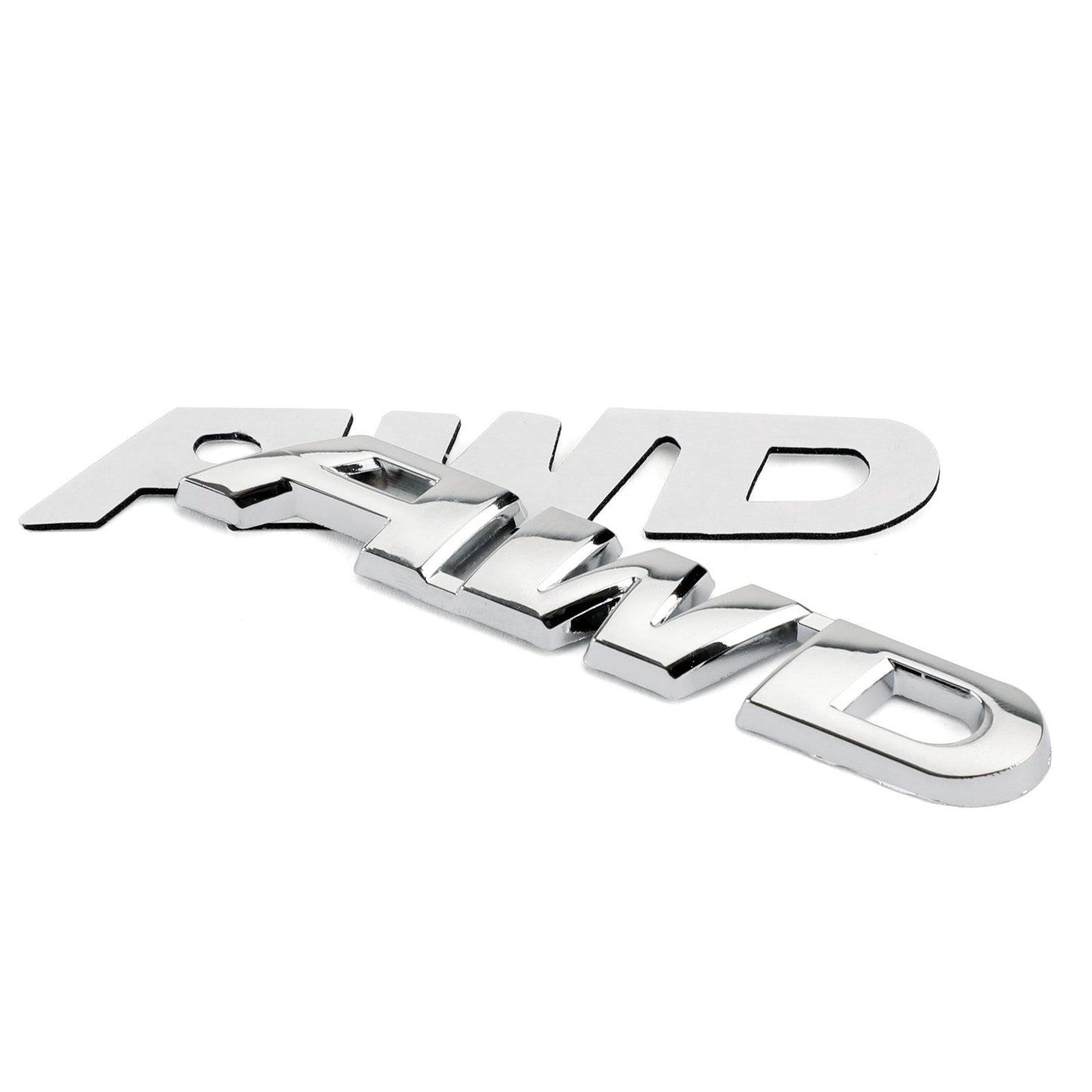 Pegatina con la palabra AWD y letras de metal para coche o camión.