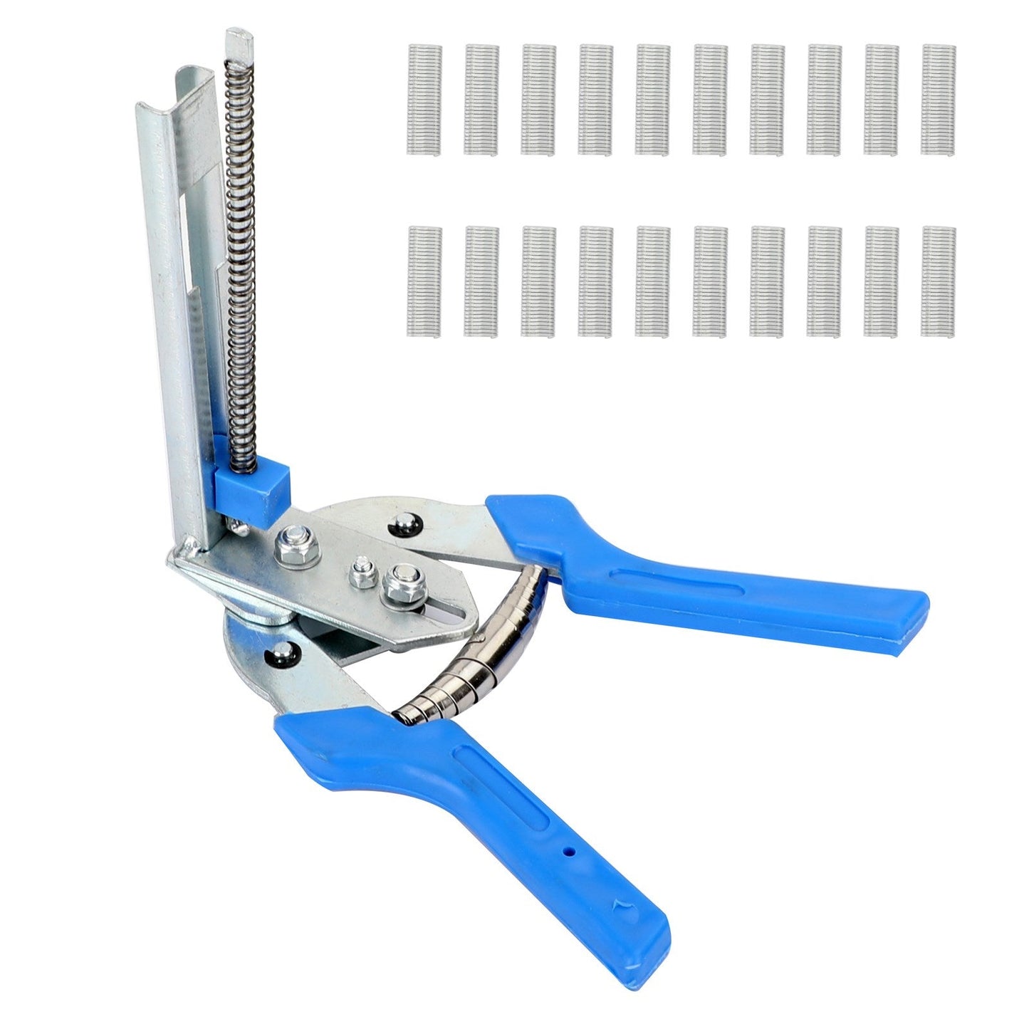 Pince à anneaux de porc et 600 pinces M, mâchoires, agrafes, cage à poulets en fil de fer