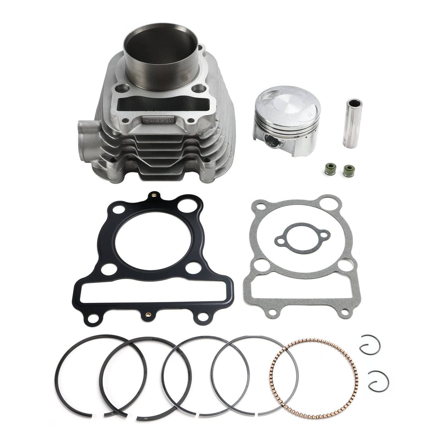 Kit de juntas de pistón de extremo superior de jarra de cilindro de 67 mm para Yamaha YFM200 Moto 4 (1985-1989)