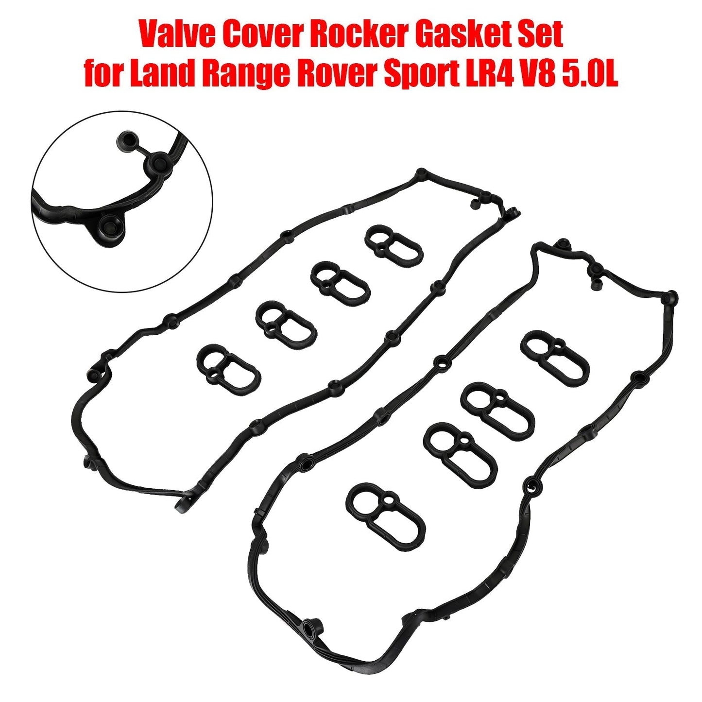 2010-2016 Land Rover Range Rover/Range Sport 5.0L V8 Valve Cover Rocker Gasket Set LR010882 LR011220