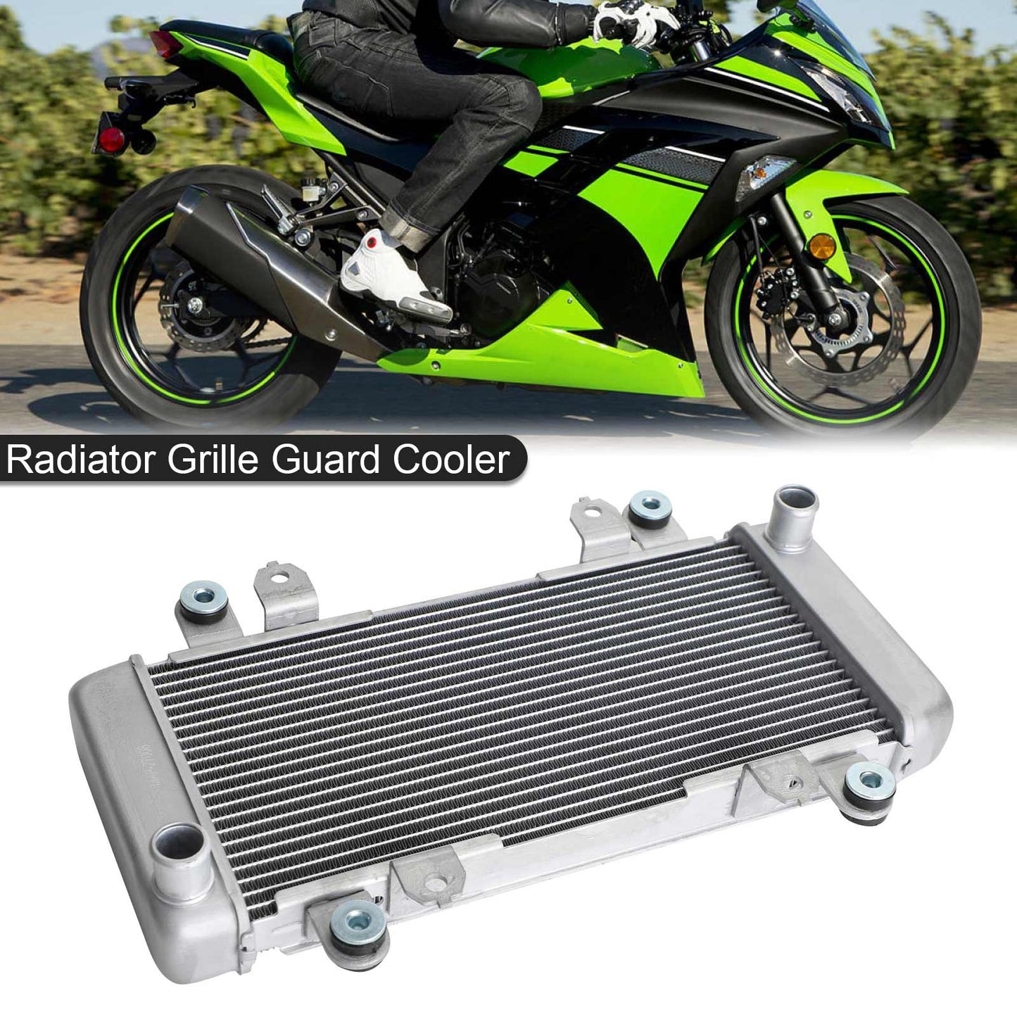 Protection de radiateur pour Kawasaki Ninja 300 EX300 EX 300 2013-2017
