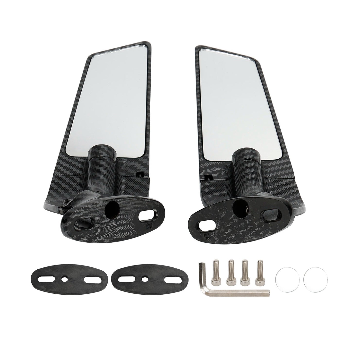 Rétroviseurs à aileron pivotant pour Honda CBR600RR 03-12 et CBR600F 11-14