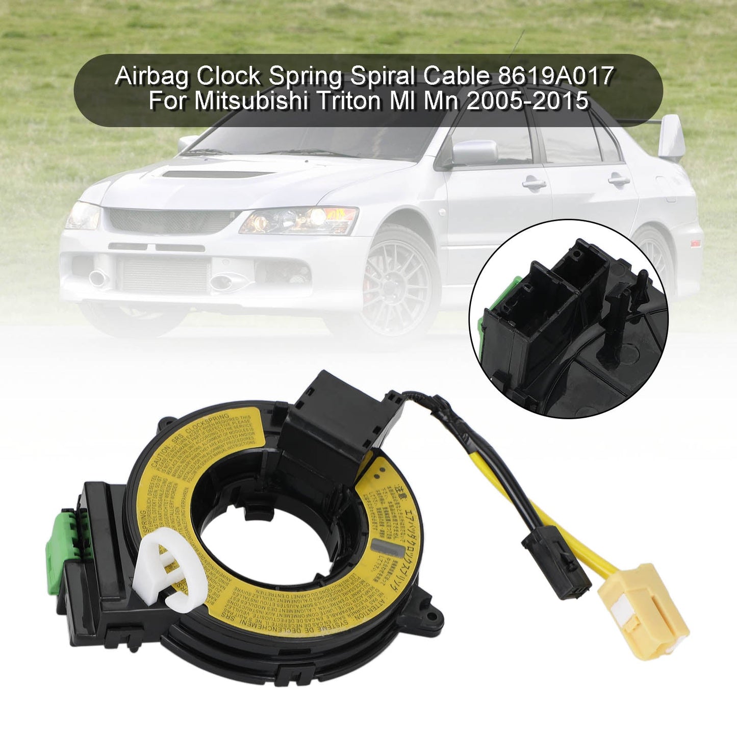 8619A017 Airbag Clock Spring Spiral Cable For Mitsubishi Triton Ml Mn 2005-2015