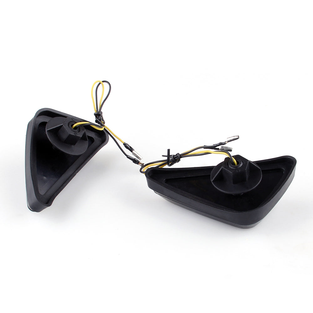 LED Flush Mount Turn Signal For For Honda CBR 600/F4i/954/1000 RR For Yamaha R6 R1 Smoke Assosary