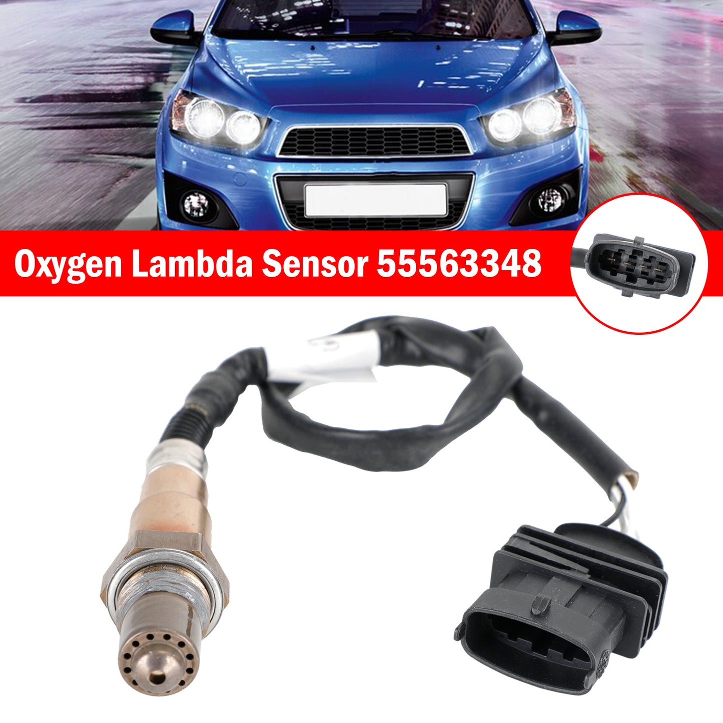 Sensor DE oxígeno Lambda 55563348 855235 0258010121 para Astra J Corsa DE Insignia A Zafira Mokka Aveo 1,2 1,4