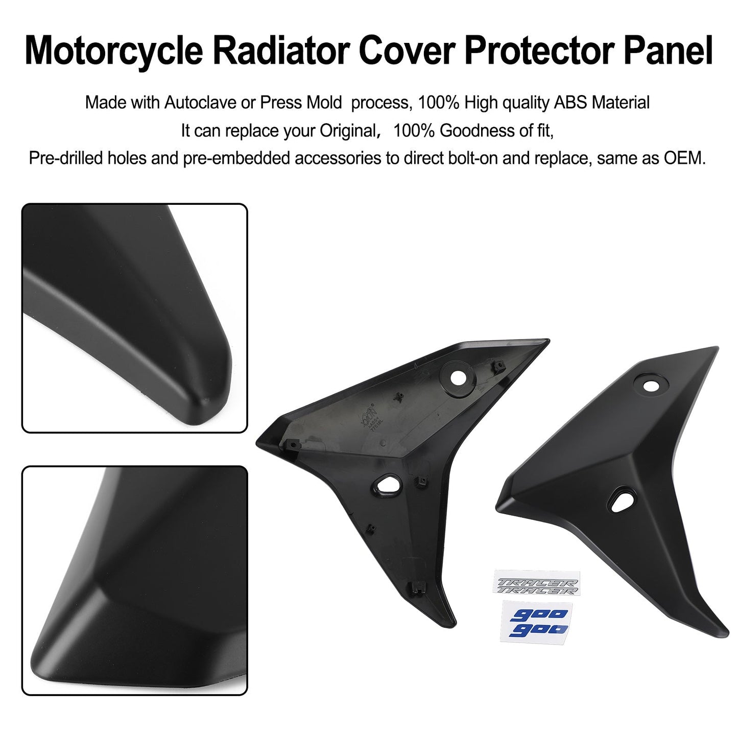 Carénages de radiateur latéraux pour YAMAHA Tracer 900 GT 2018-2020