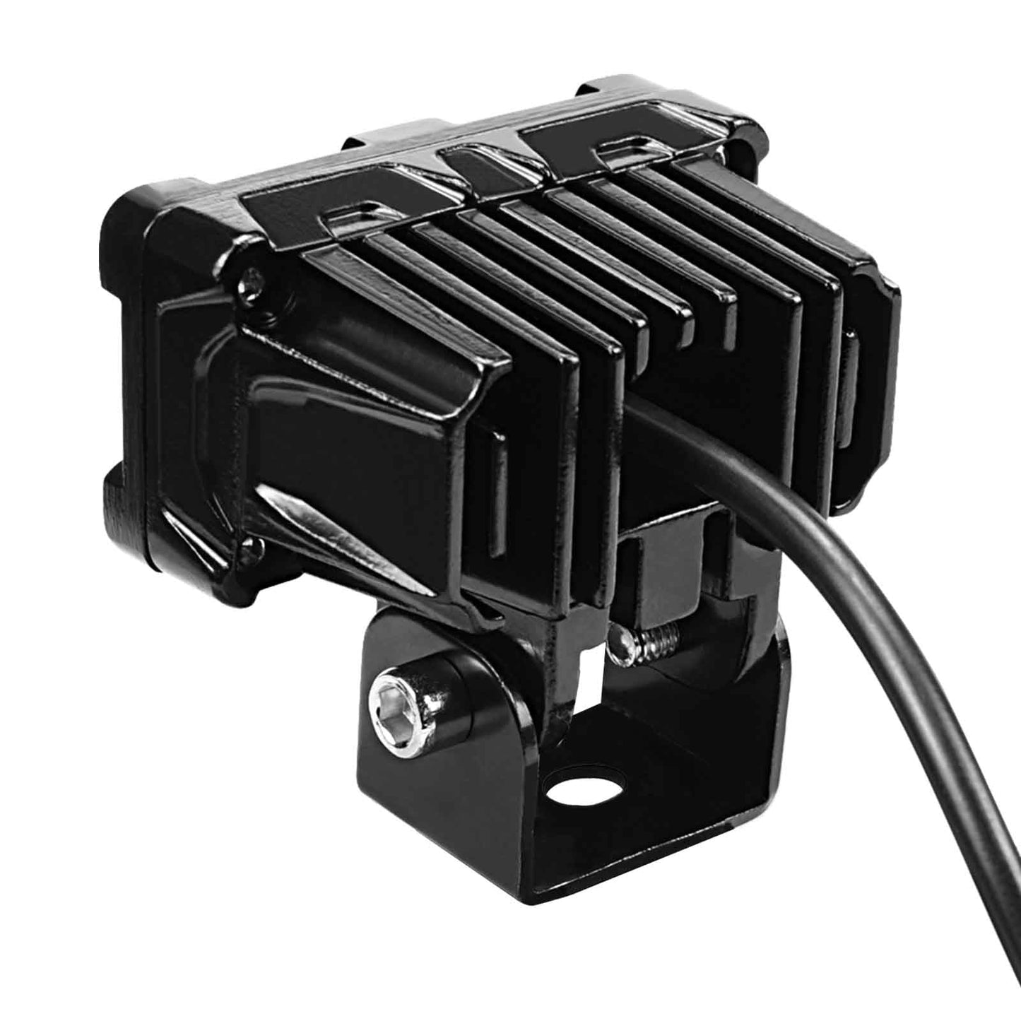 Phare de travail LED 12 V-85 V pour moto, phare avant carré, feu antibrouillard