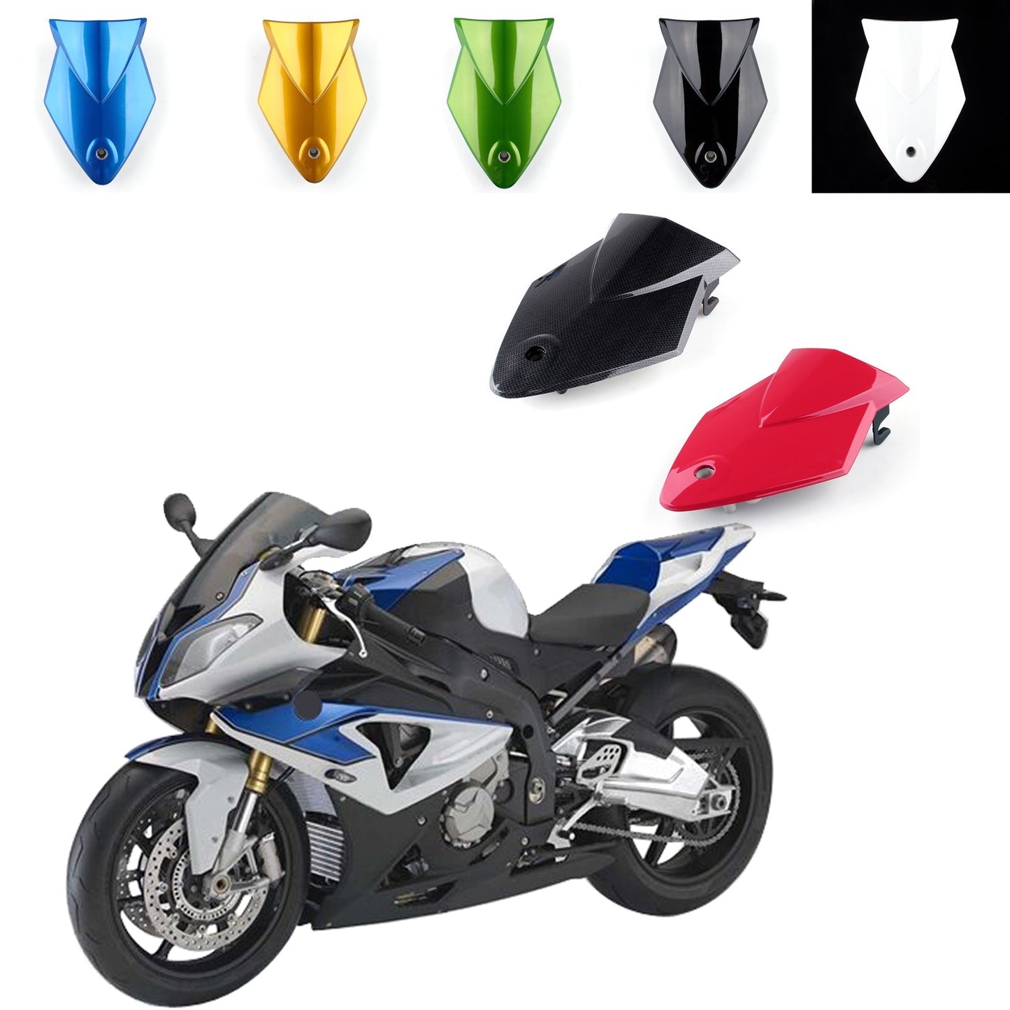 Cubierta del asiento trasero de la BMW S1000RR 09-14