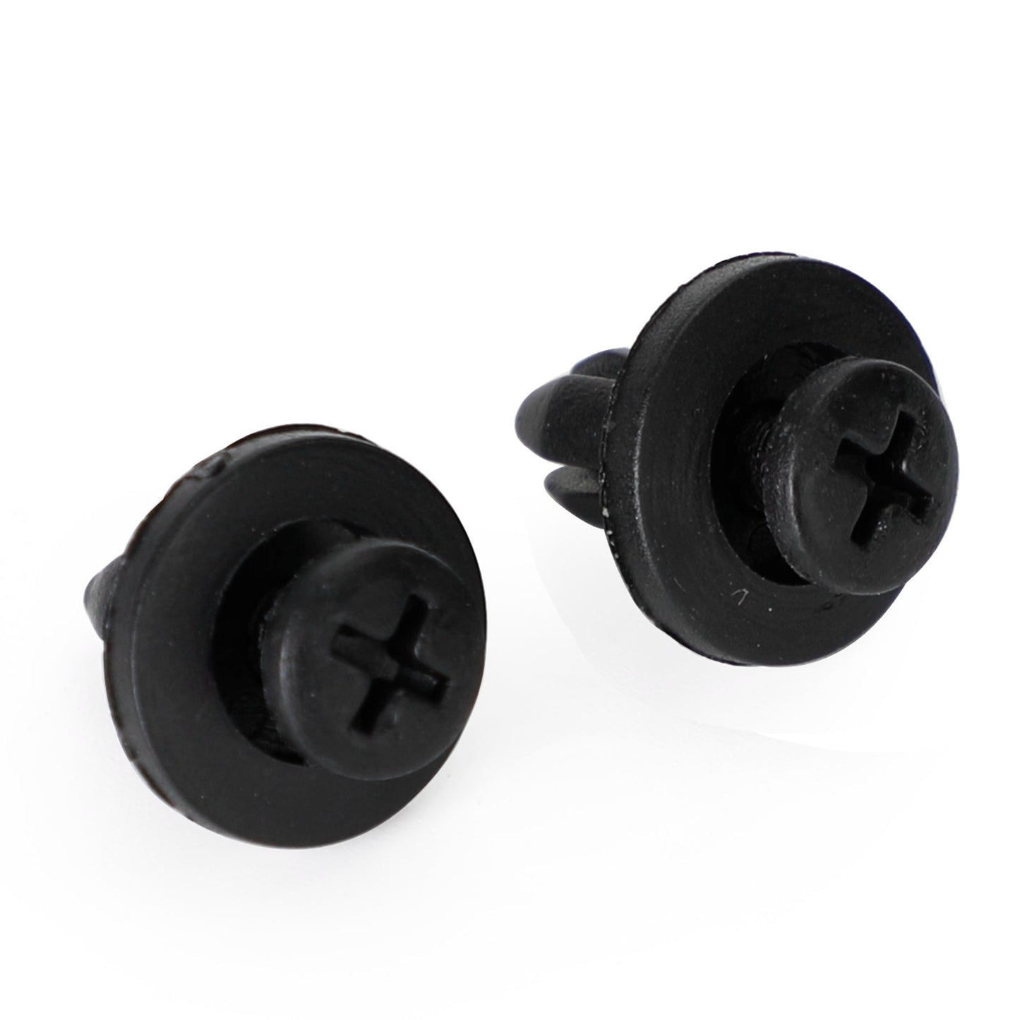 Lot de 10 clips de garniture de panneau de carénage de 6 mm à visser, rivets universels pour moto