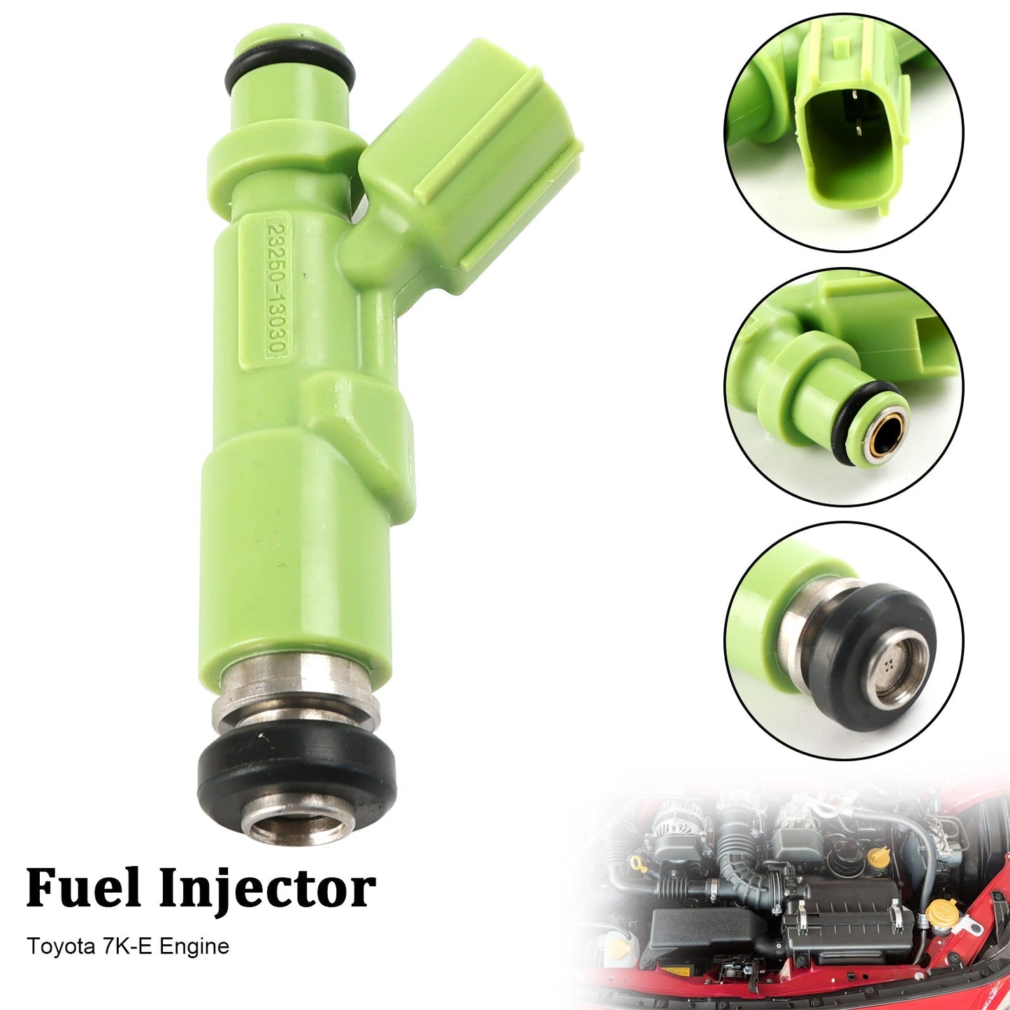 Injecteur de carburant de moteur de Toyota 7K-E 23250-13030 23209-13030