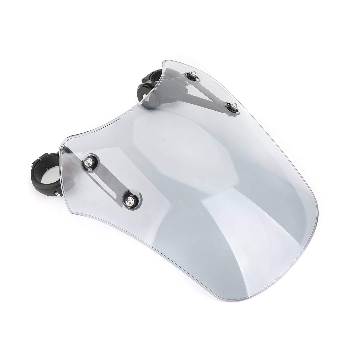 Pare-brise ABS pour moto Harley Dyna Softail, gris