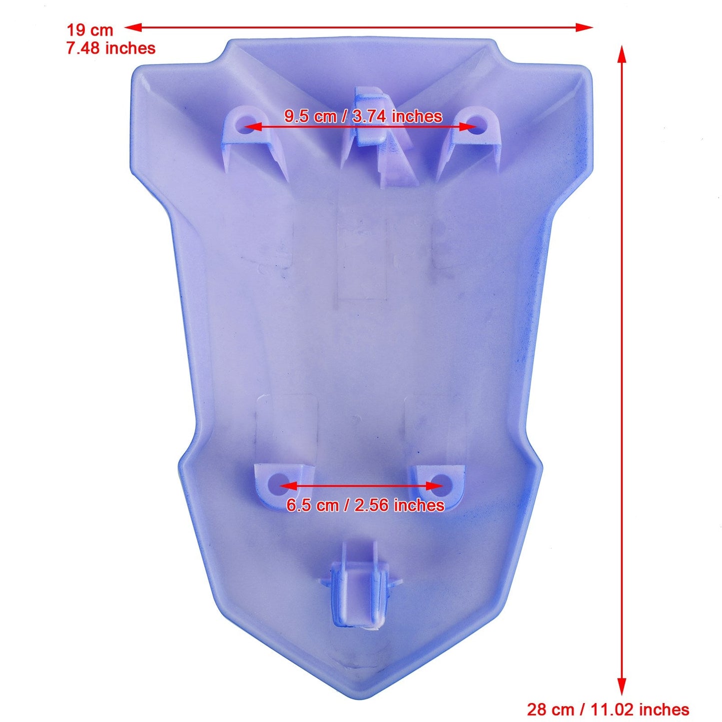 Capot de selle arrière de moto pour BMW S1000RR 2019-2022, bleu