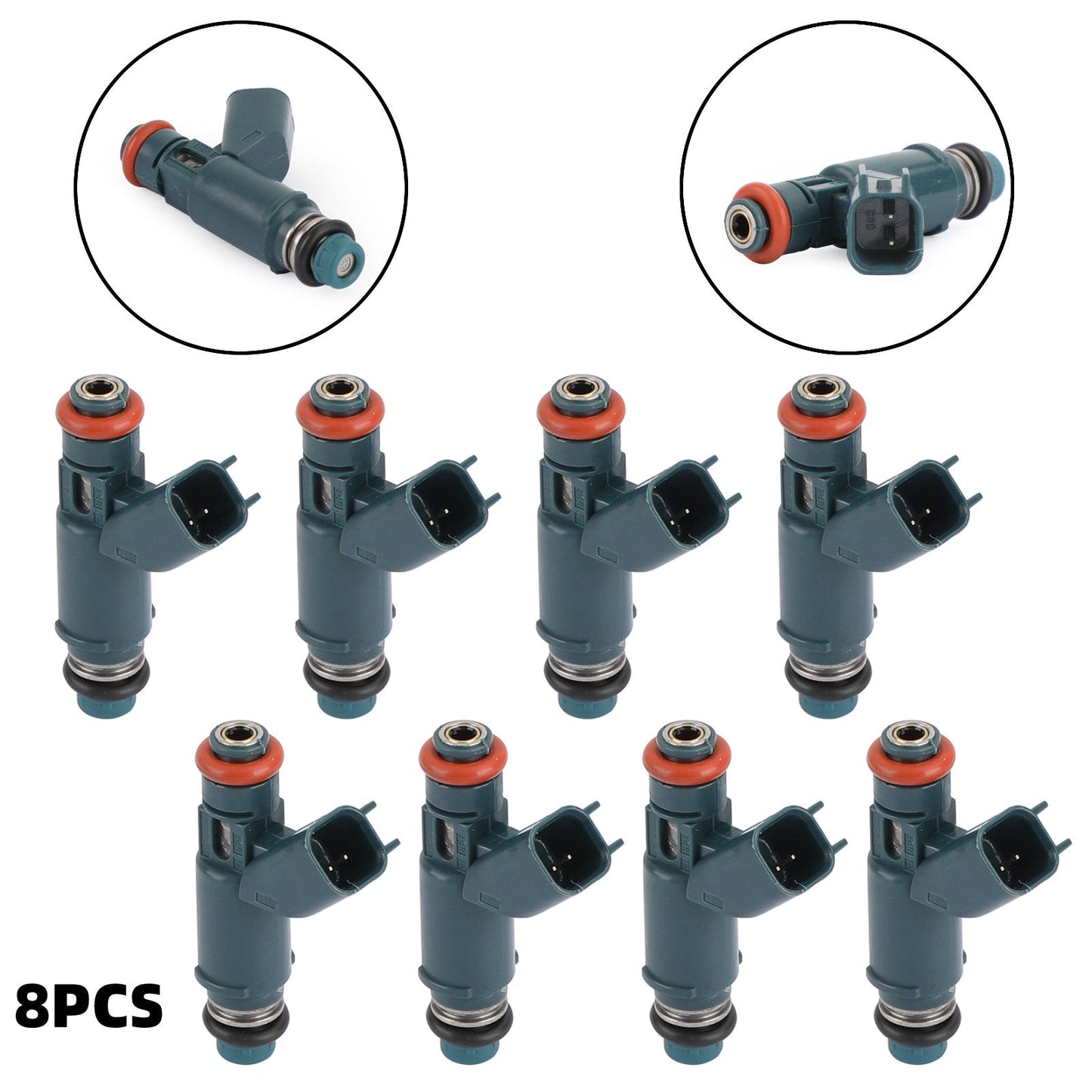 2008-2009 Land Rover 4.2L 8PCS Fuel Injectors 2W93-BA AJ811177 AJ82532
