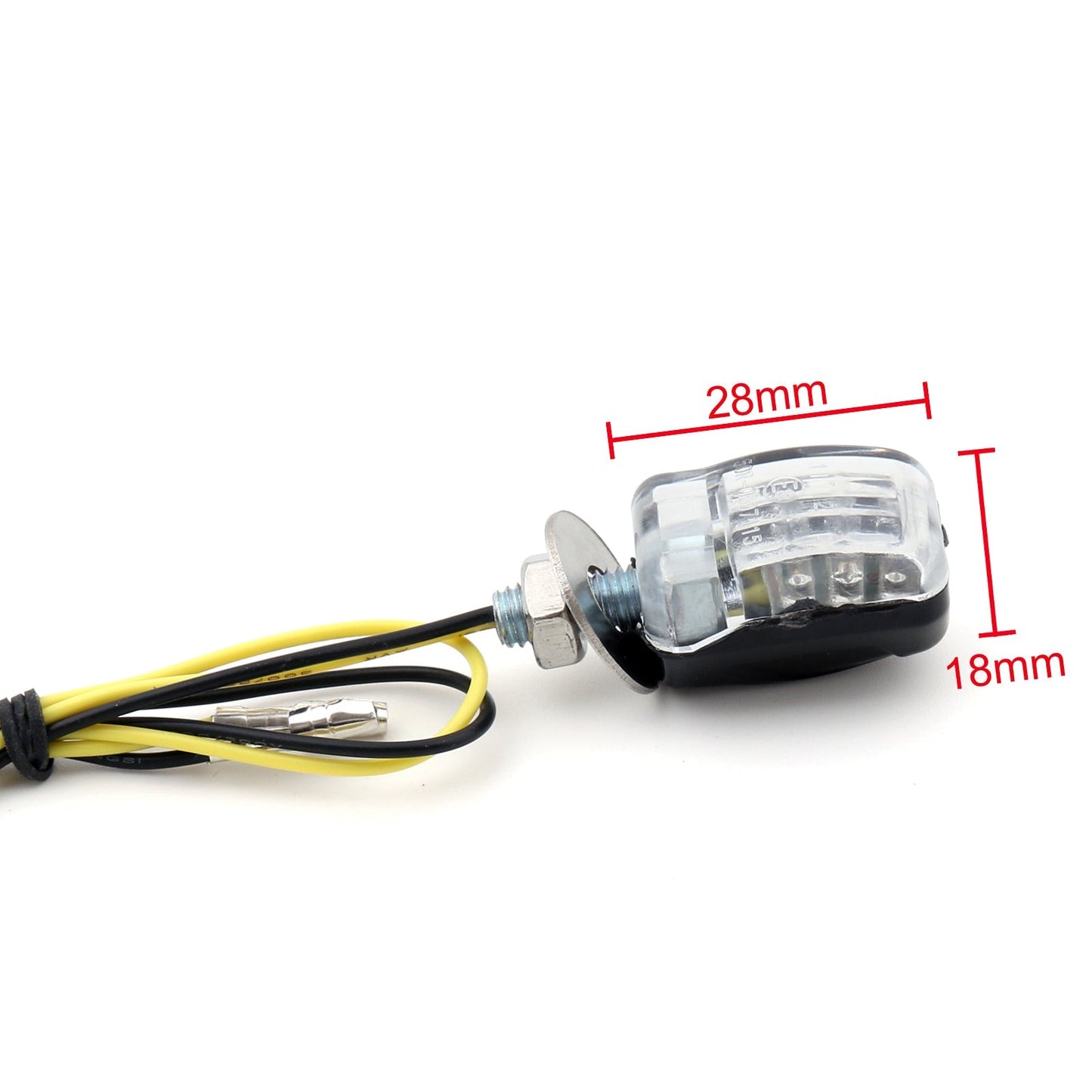 LED Micro Mini Tiny Small Indicators Turn Signals Motorcycle MotorBike Assosary
