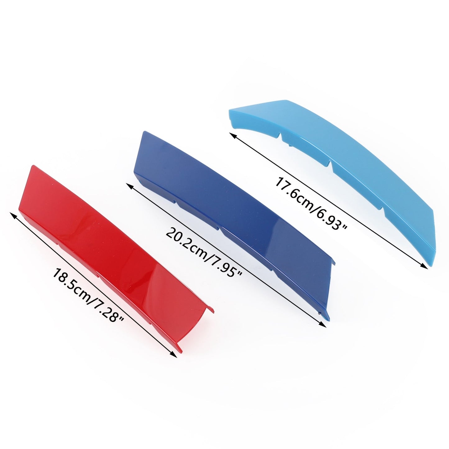 Bandes de protection de calandre avant tricolores pour BMW Série 4 G22 2021