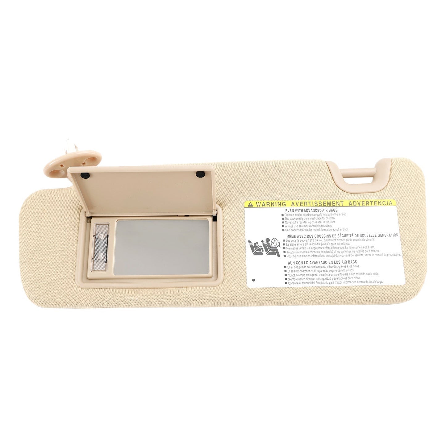 Pare-soleil côté gauche avec éclairage de courtoisie pour Toyota Highlander 2014-2019 74320-0E074-A0