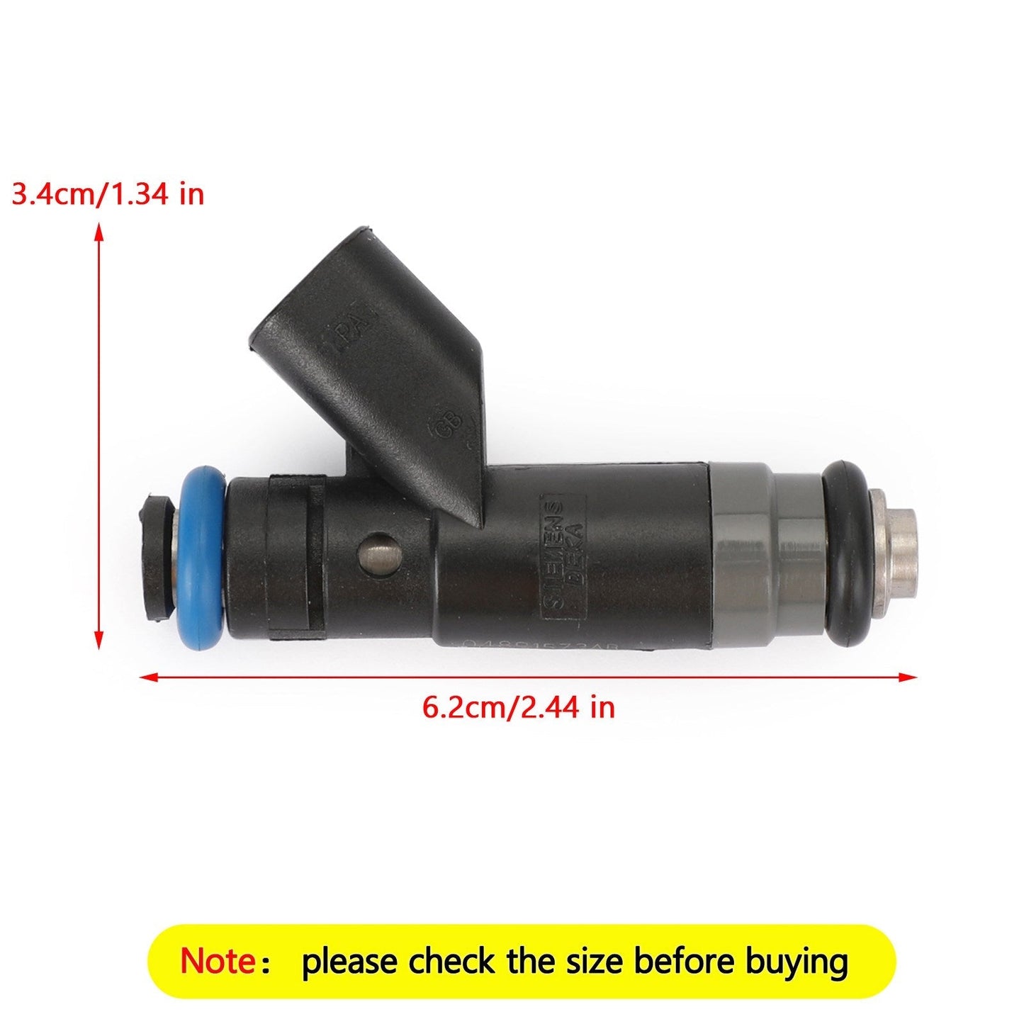 1 inyector de combustible compatible con Chrysler Sebring, Pt Cruiser, Caravan, Neon, Stratus, 2,4 l.