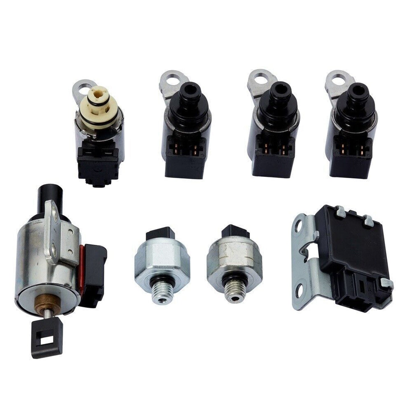 2009-2012 Nissan Rogue L4 2.5L 2WD QR25DE Engine CVT Transmission Solenoid Valve Kit 33446-JF011 203452A 33435J Generic
