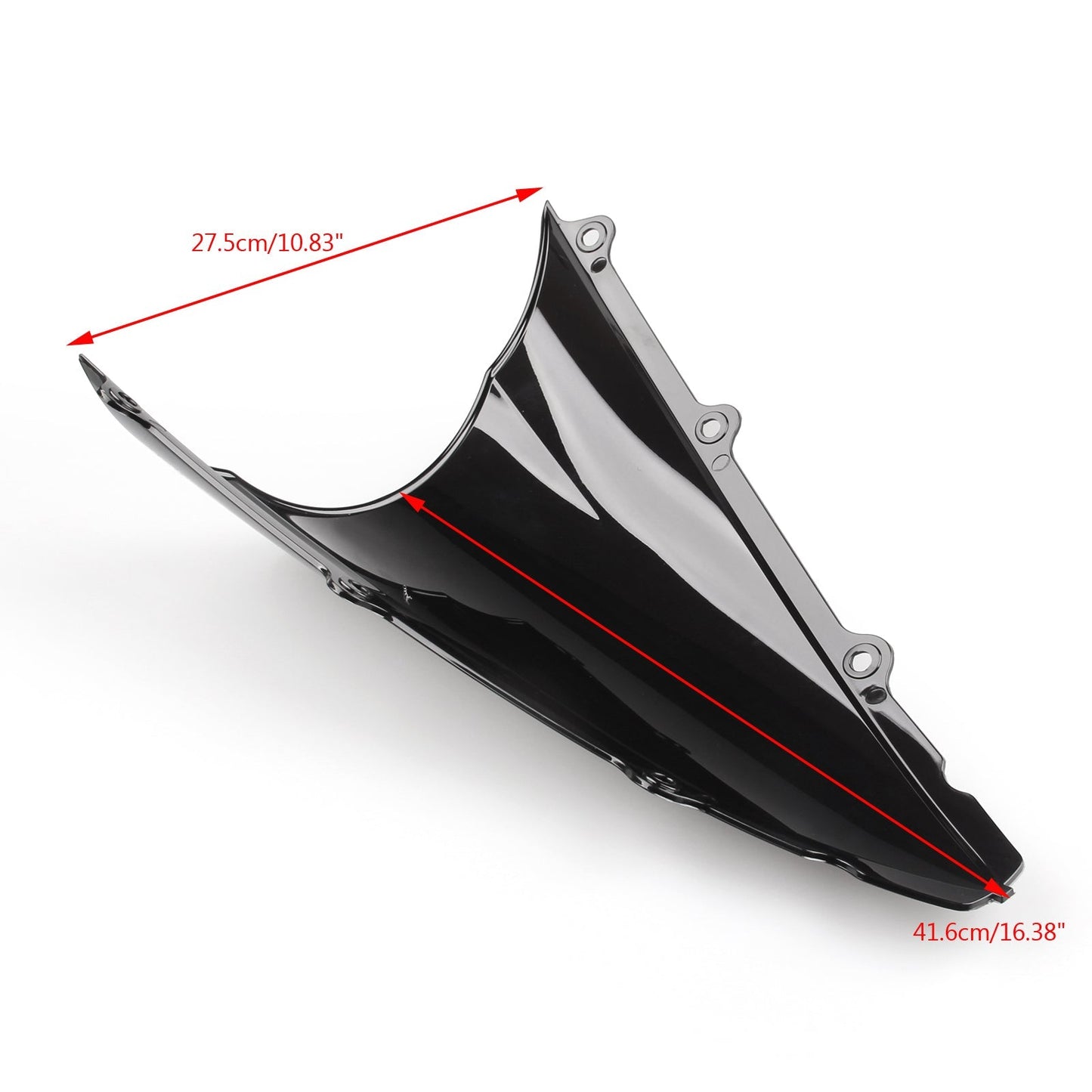 Pare-brise double bulle pour Yamaha YZF 1000 R1 2002-2003 Noir