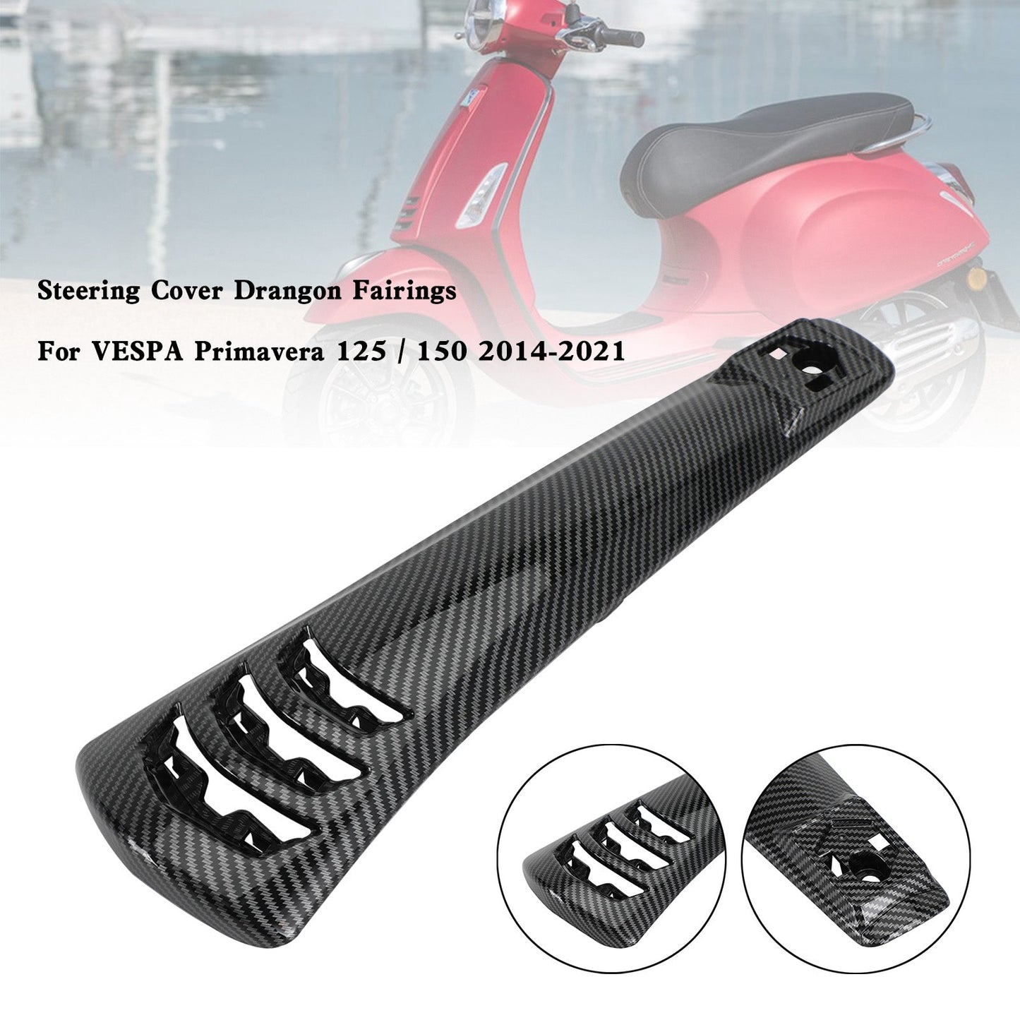Carénage de couvercle de klaxon de direction pour VESPA Sprint Primavera 125/150 2014-2021